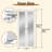 1-Lite Mirrored Pivot-French Solid Core Doors With Installation Hardware Kit-100152569