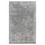 Phoebe Machine WashableGeometric Area Rug in Light Gray/Blue-1316590802