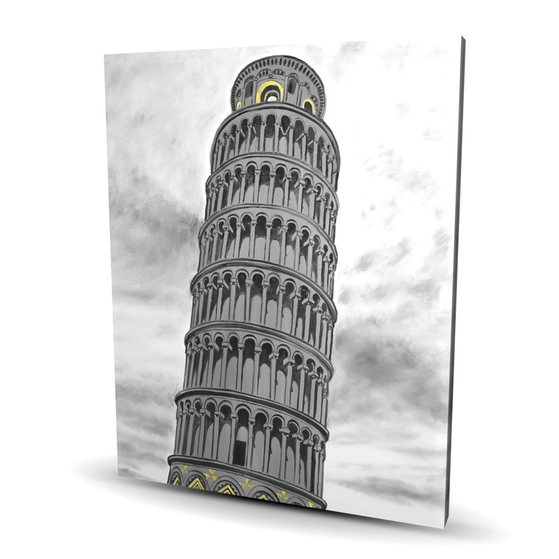 «Tower of Pisa», art sur toile | Décoration architecturale italienne unique