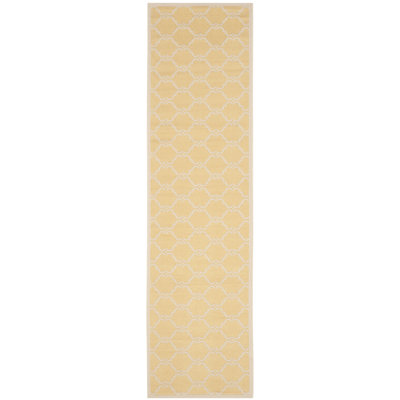 Arneshia Geometric Yellow/Beige Area Indoor/Outdoor Area Rug