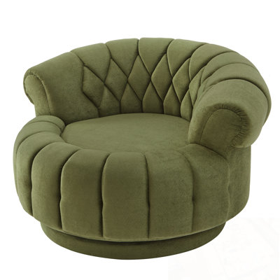 Swivel Accent Chair with soft cushion