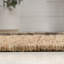 Tapis en jute rayé naturel / noir à motif rayé Olivier-1736833512