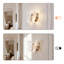 Applique murale papillon ailes transparentes avec lumière DEL chaude
