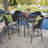 Ching 4 - Person Wicker Patio Dining Set with Square Table