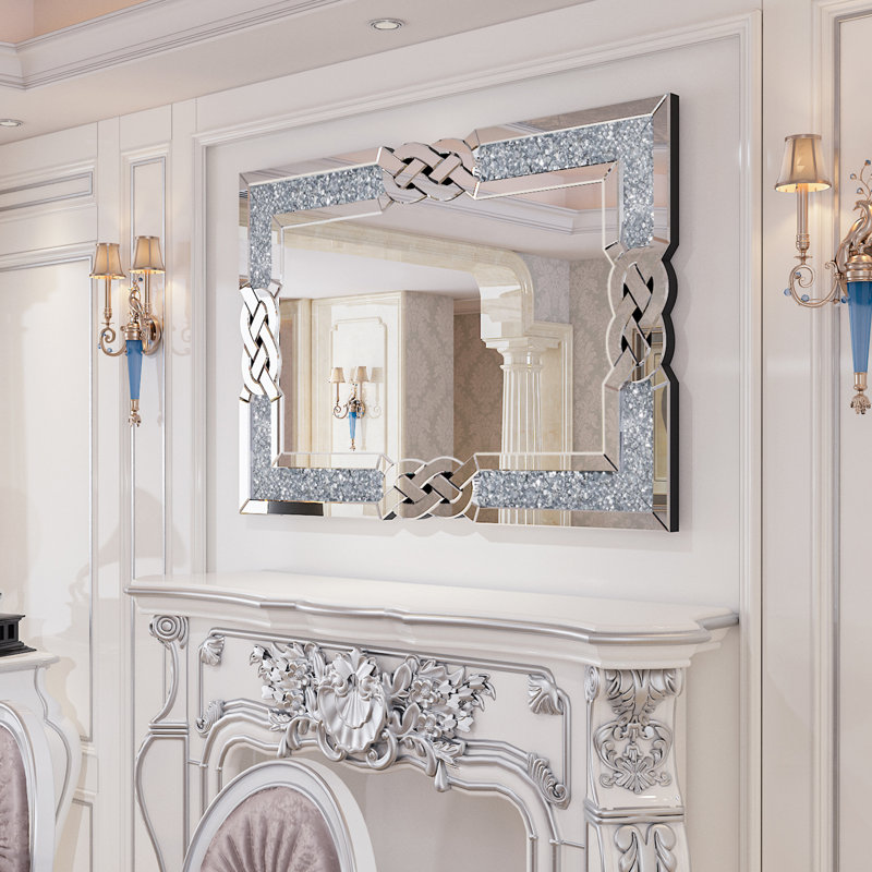 Godofredo Rectangle Wall Mirror, 100cm H x 70cm W