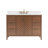 Abramowitz 48" Brown Freestanding Single Sink Bathroom Vanity With Engineered Stone Top-539622786