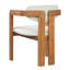 Chaises de patio modernes, fauteuils en bois d'acacia pour la maison de patio
