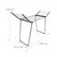 Plastic Foldable Freestanding Drying Rack