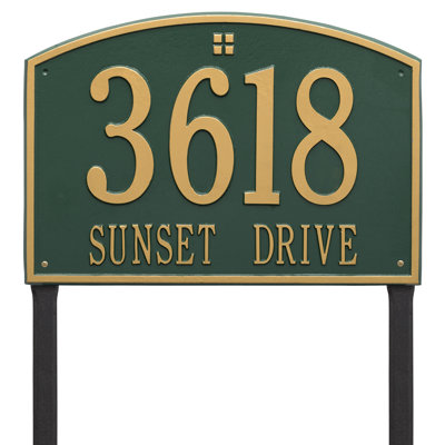 Arch Lawn Insert Plaque
