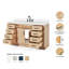 Meuble-lavabo simple en bois massif Tidworth avec plateau en quartz blanc de 1,5 po-1151629618-1171835466