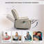 Fauteuil de massage chauffant en similicuir-1165264614