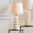 Lampe de table blanche 26 po Linetta Quigley