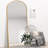 Ezio Arch Wood Full Length Wall Mirror with Bracket-198518245-234877870