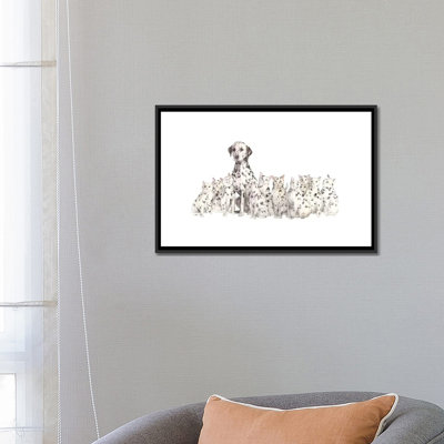 «Dalmatian and Printcats», impression sur toile
