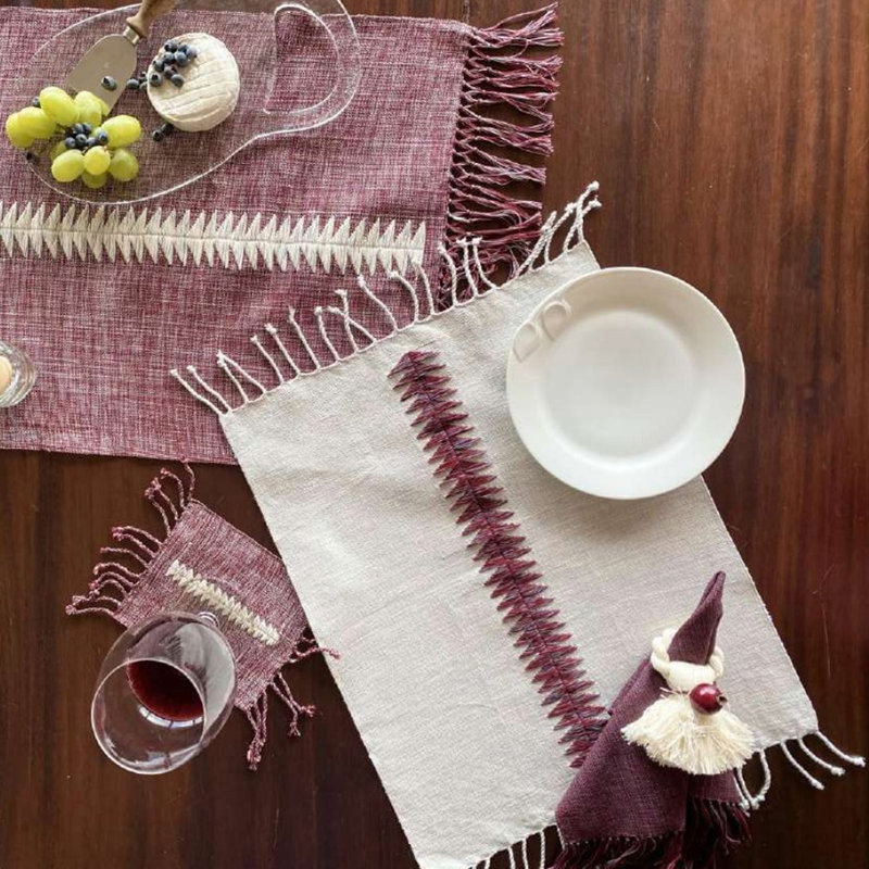 Xander Rectangular Cotton Table Runner
