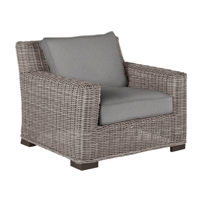 Rustic Woven Lounge Chair