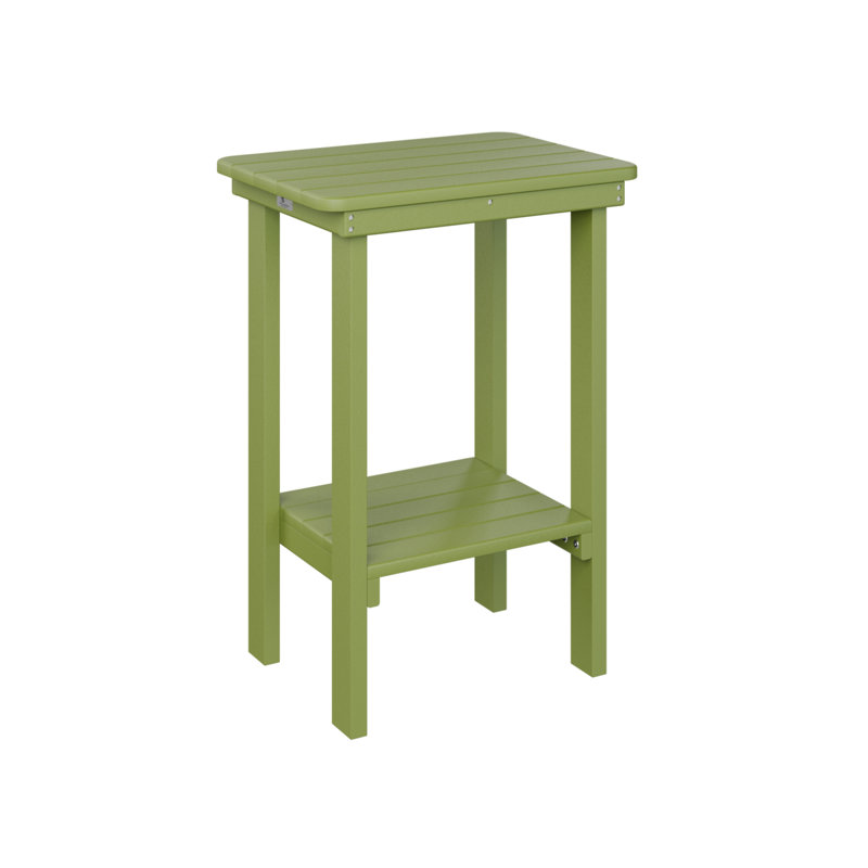 Berlin Gardens Rectangular End Counter Table, Kiwi Green
