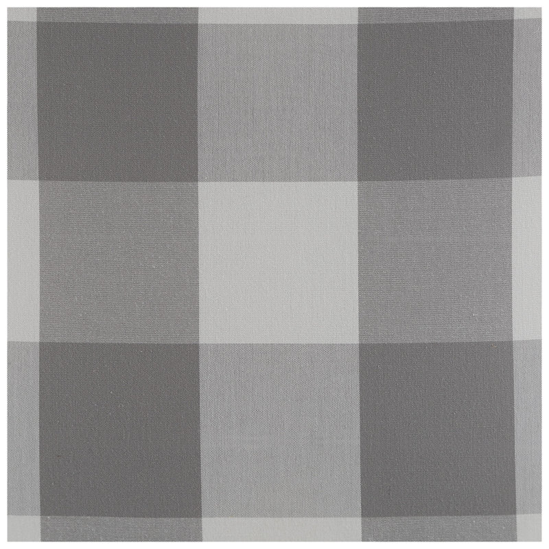 Fauteuil coulissant et pivotant en tissu gris et blanc Patli