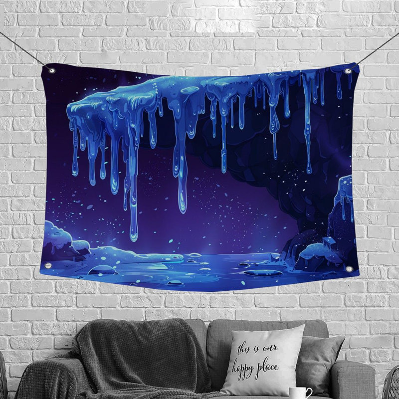 Tapisserie en microfibre, H 88 po x l 104 po