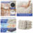 Set of 4 Tufted Memory Foam Dining Chair Cushions 16.5"x16.5"x3.5", Beige-129705415-129705405