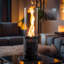 Metal Outdoor Tabletop Fireplace
