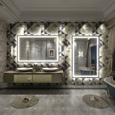  Miroir de salle de bain Wayfair Basics 