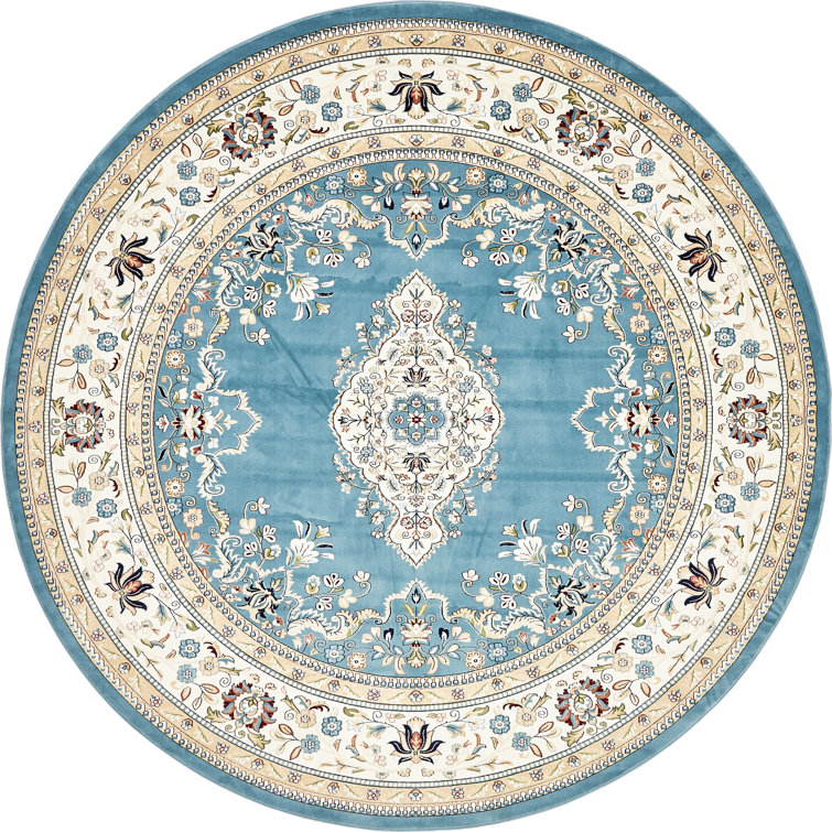 Amaris Oriental Blue/Tan Area Rug
