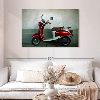 Parked Retro Scooter