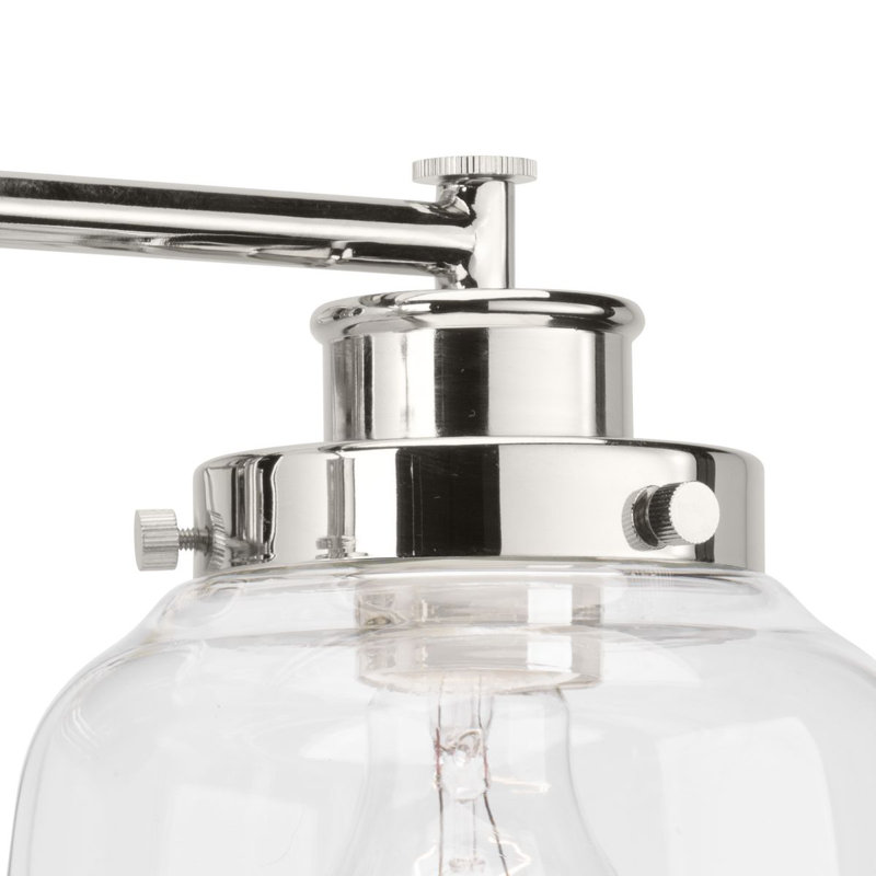 Lupe 4 - Light Dimmable Vanity Light, Polished Nickel