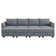 U shaped Sleeper Sectional Modular Sectional Sofa with Chaise