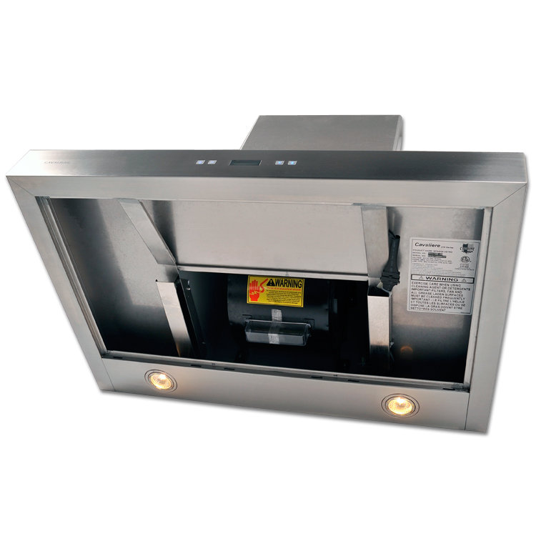 Cavaliere 30" Stainless Steel 442 CFM Convertible Wall Range Hood with Charcoal Filter