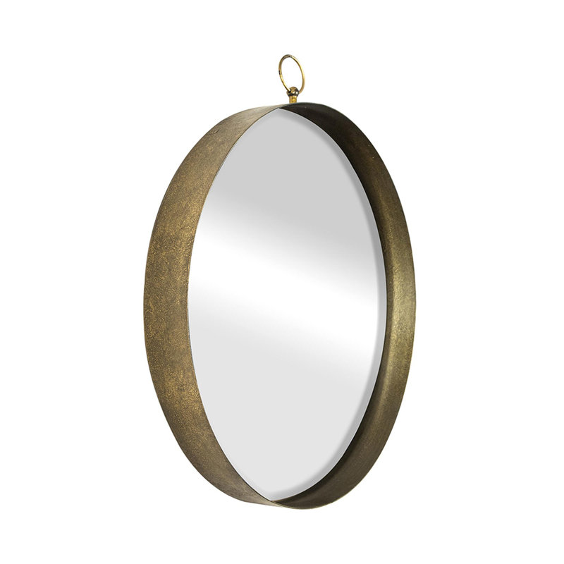 Miroir mural doré, 28 po x 24 po