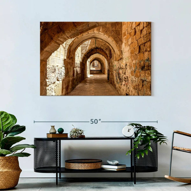 Kavia Stone Alley à Jérusalem, H 30 po x l 45 po