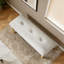 Banc rembourré moderne capitonné