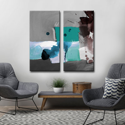 « inkd xvi », ensemble de 2 reproductions d’art sur toiles