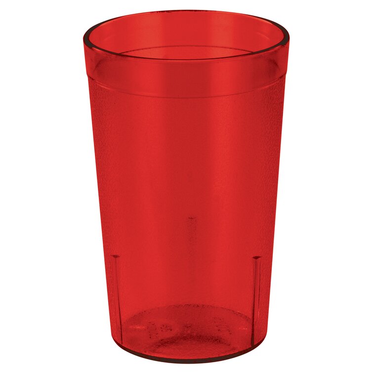 Thick Walled Plastic Break Resistant Impressions Drinking Tumbler — Red Co.  Goods