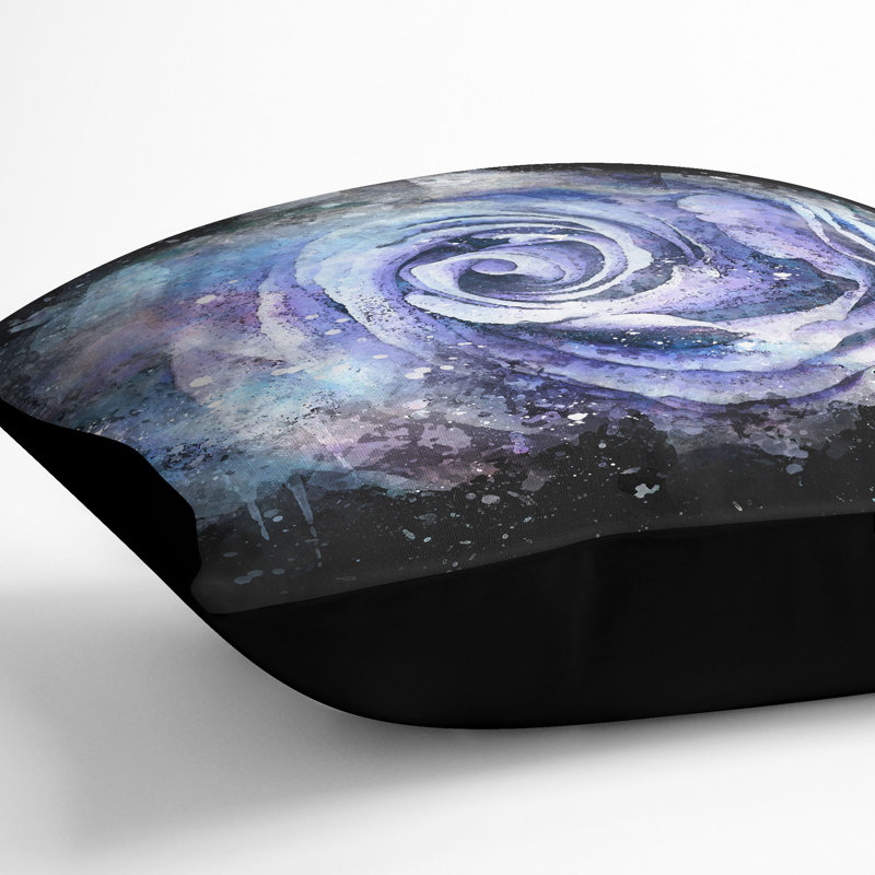 Square Throw Cushion, 40cm H x 40cm W x 15cm D, Black