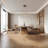 Round Solid Wood Dining Tables with Turntable-866856846