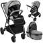 Poussette réversible 2 en 1 pour bébé, poussette de voyage légère pliable avec harnais à 5 points-131512147