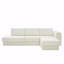Canapé modulaire en chenille en L 113 po avec coussins double épaisseur Boneless-124632835