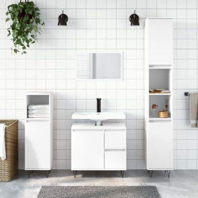 Dudelange Bathroom Storage Furniture Set