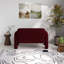Causeuse en velours 2 places Iryanna-1897658630