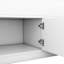 Lit simple avec rangement et bruit - Méthode de fabrication - Blanc, bibliothèque plateforme 4 tiroirs, blanc moderne