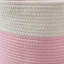 Panier de rangement en corde de coton avec poignées, panier à linge pour bébé, panier à jouets-1748192932-1756984660