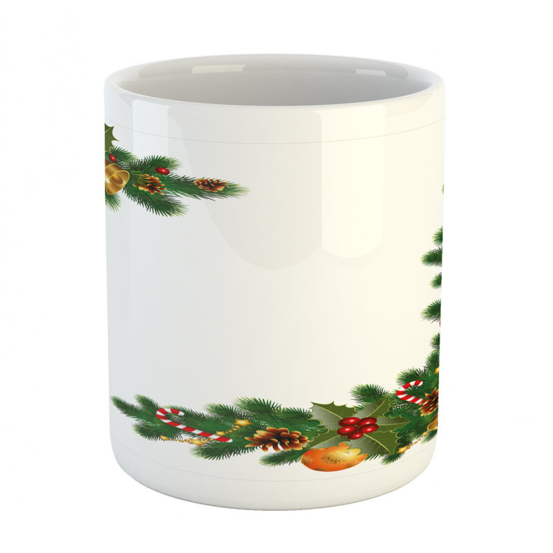 Grande tasse à café sapin tree branches