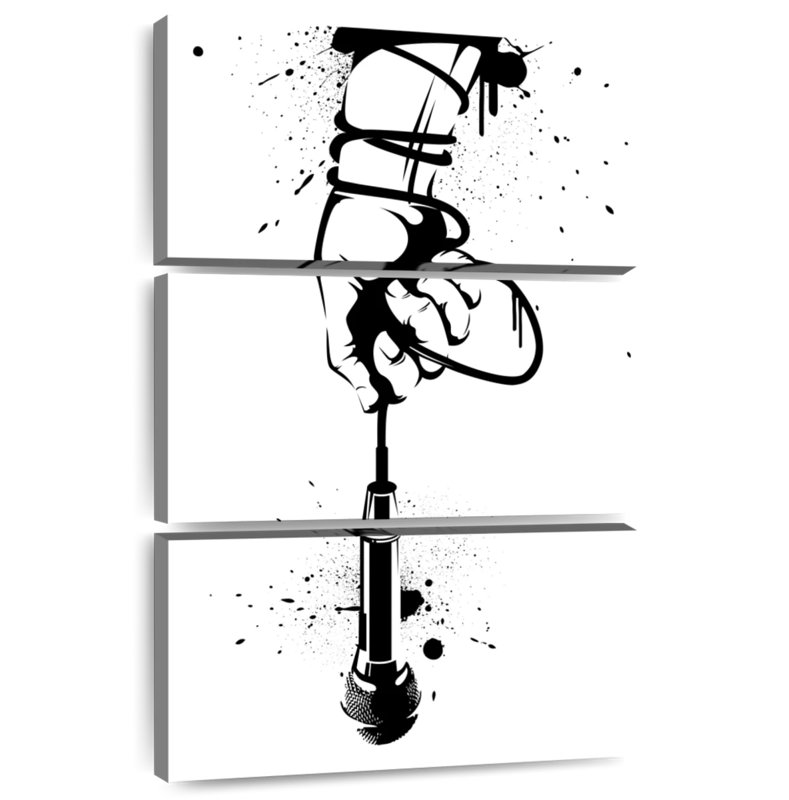 Abarca Microphone Around The Wrist, 45" H x 28" W