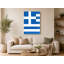 Drapeau de la Grèce sur toile - fierté nationale grecque, art mural-133572753
