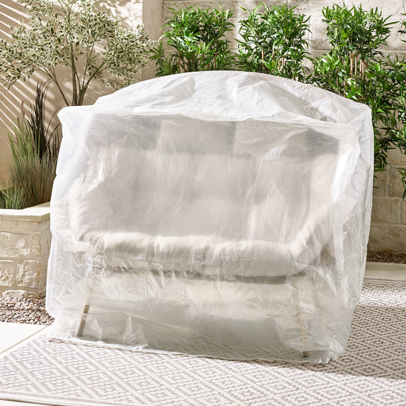 Kouts Cosy Rattan Weave Double Egg Chair Garden With Cushion - Contemporary Modern Design, Grey