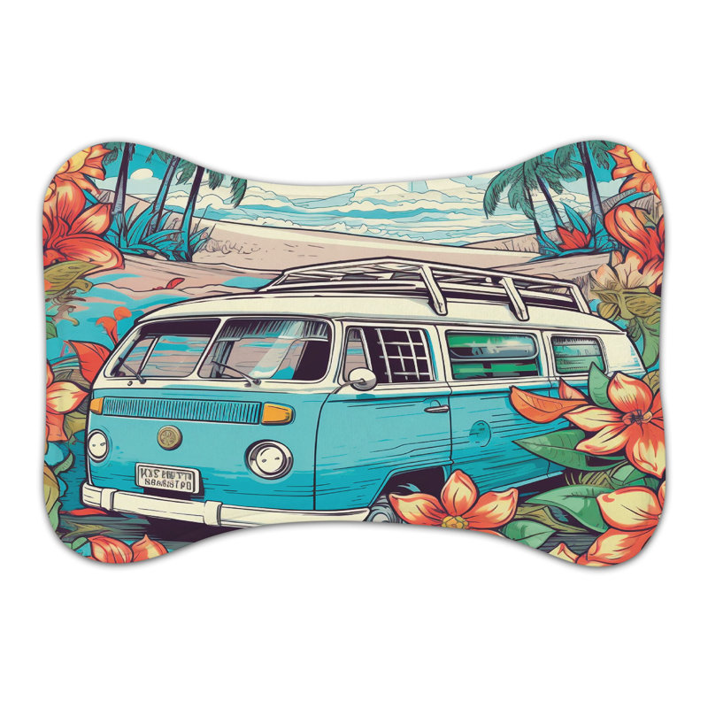 Tapis Tropical - 1 pièce, XL (18 po)