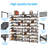 80 Pair Stackable Shoe Rack with Hooks